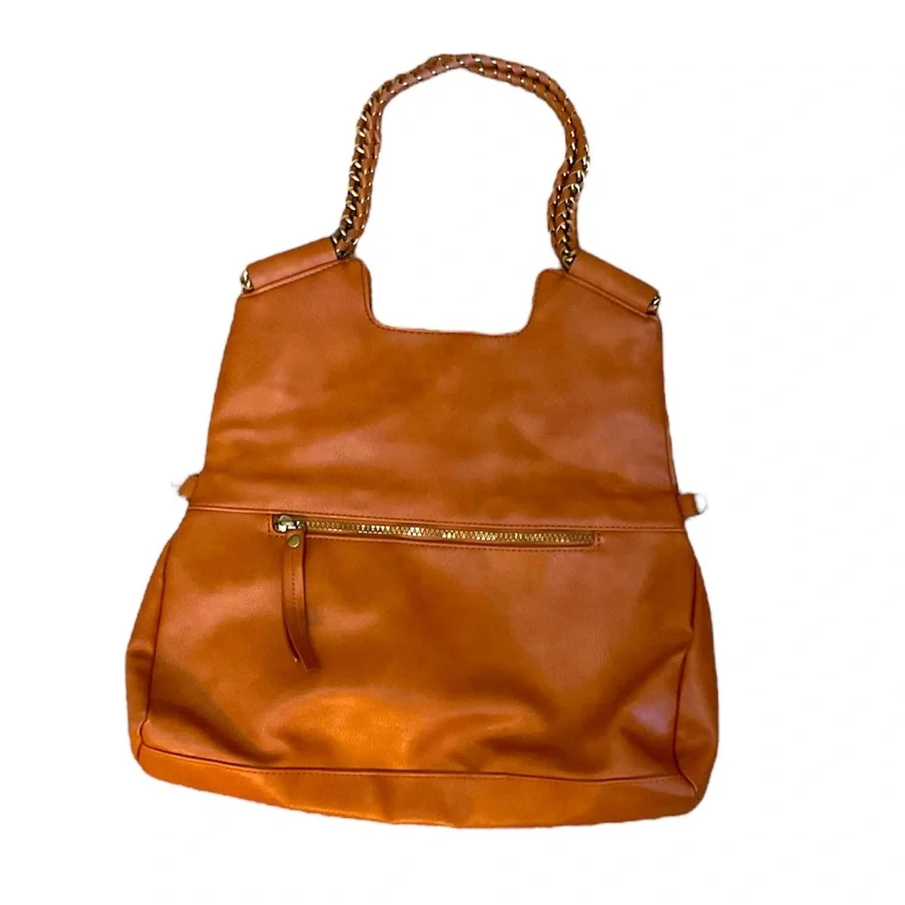CARLOS SANTANA | CHELSEA Hobo Cognac Shoulder Bag